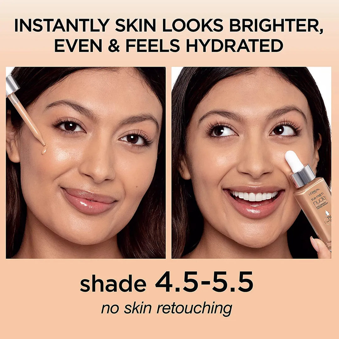L'Oréal True Match Nude Hyaluronic Tinted Serum Foundation