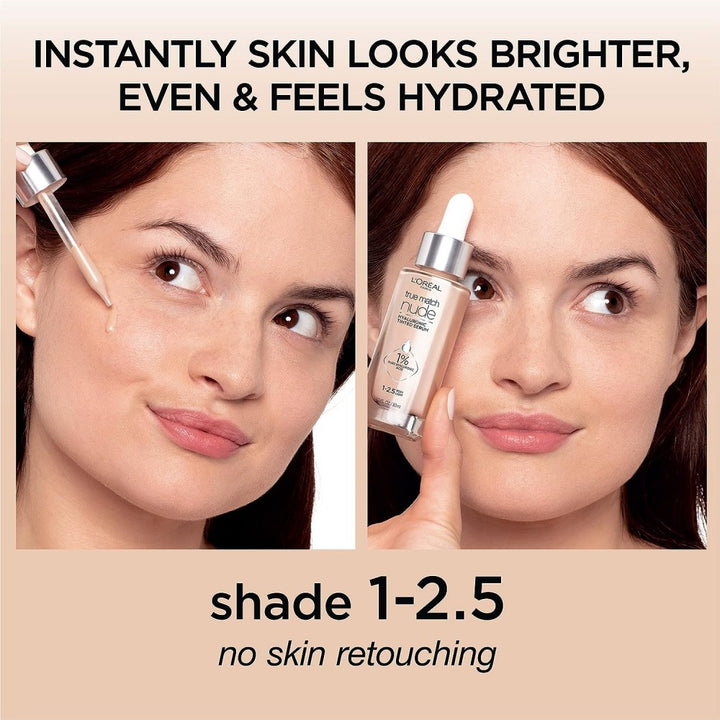 L'Oréal True Match Nude Hyaluronic Tinted Serum Foundation