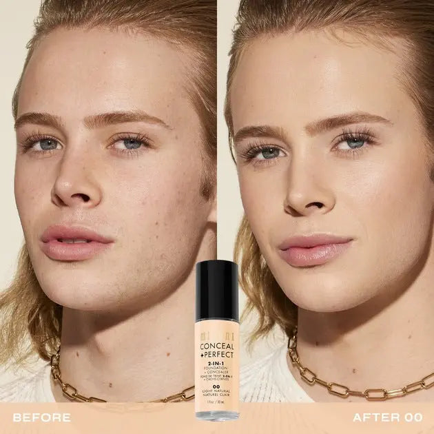 Milani conceal +perfect 2 en 1 foundation+ concealer