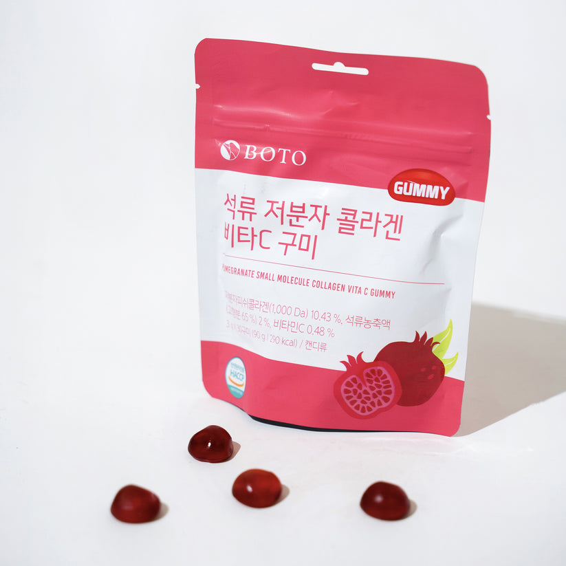 BOTO - Pomegranate Small Molecule Collagen Vita C Gummy