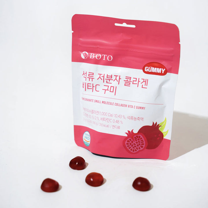 BOTO - Pomegranate Small Molecule Collagen Vita C Gummy