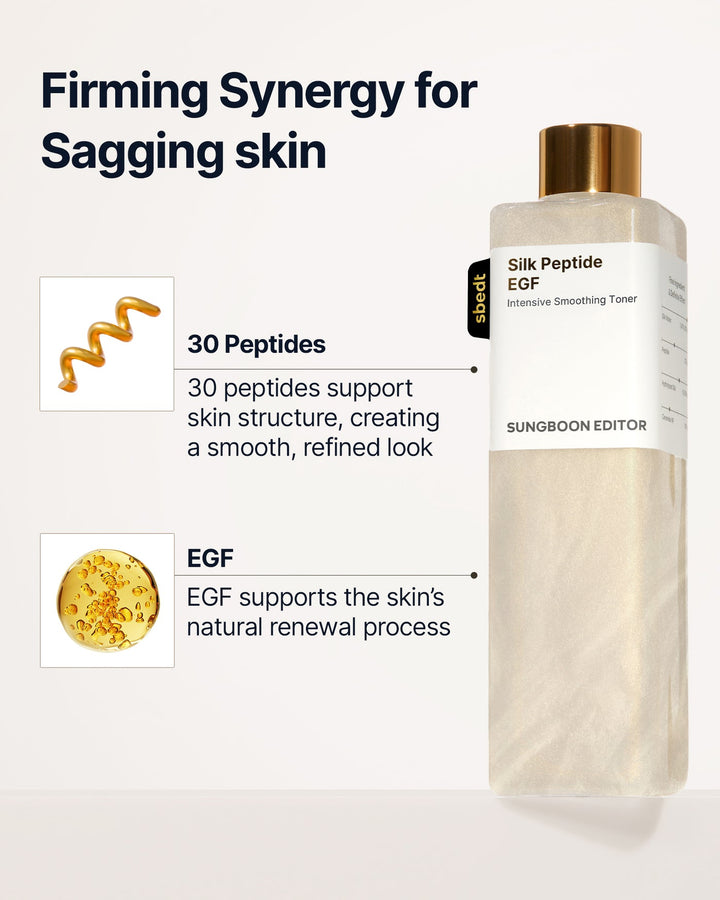 Sungboon Editor Silk Peptide EGF Intensive Smoothing Toner