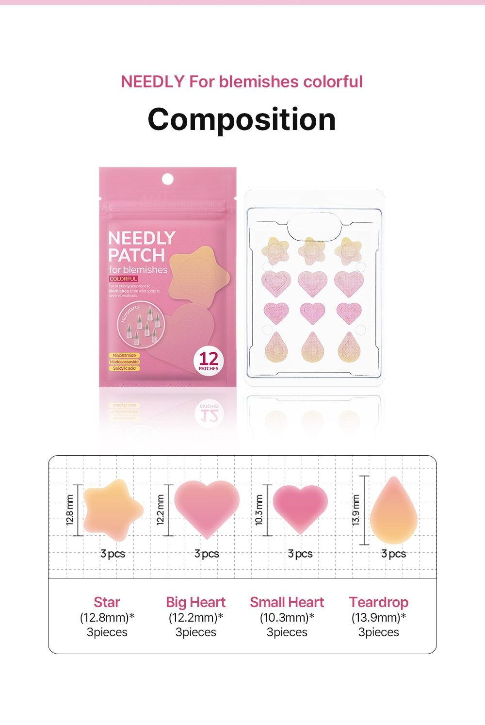 NEEDLY – Patch for Blemishes Colorful