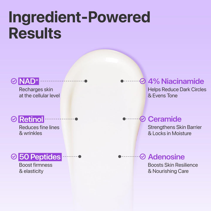 Numbuzin No.9 NAD+ Retinol Volumetox Eye Cream