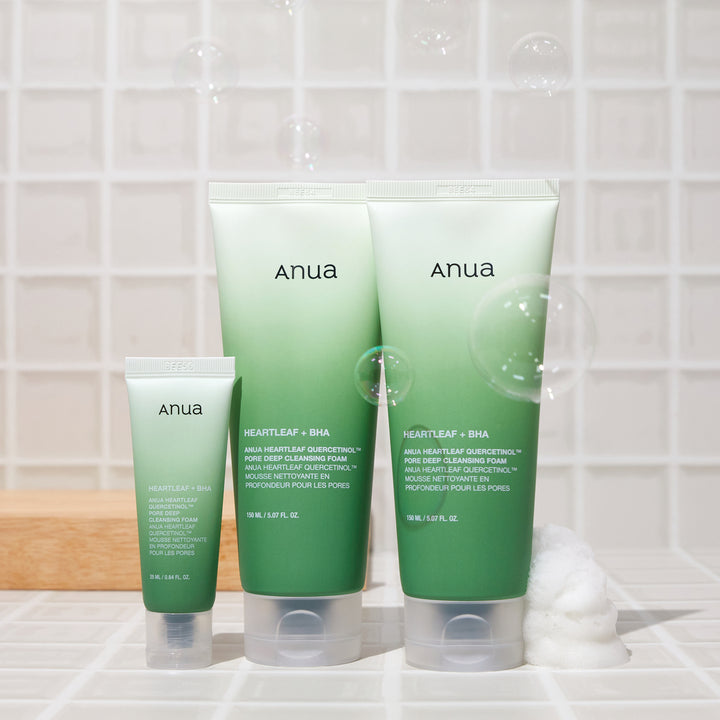 Anua Heartleaf Pore Cleansing Foam Double Set