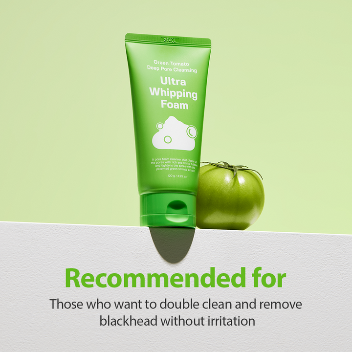 Sungboon editor Green Tomato Deep Pore Cleansing Ultra Whipping Foam