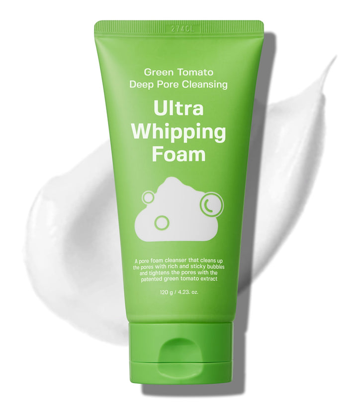 Sungboon editor Green Tomato Deep Pore Cleansing Ultra Whipping Foam