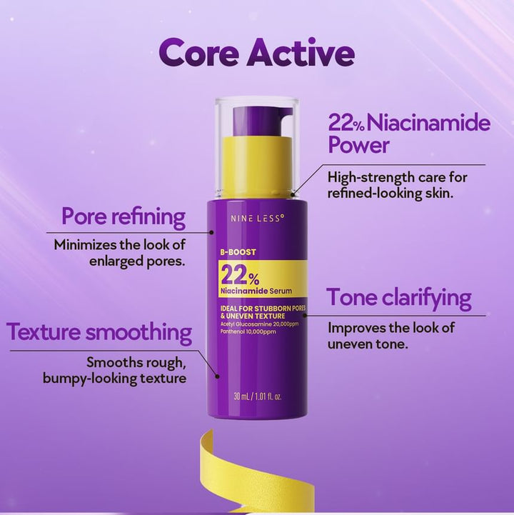 NINELESS - B-Boost 22% Niacinamide Serum