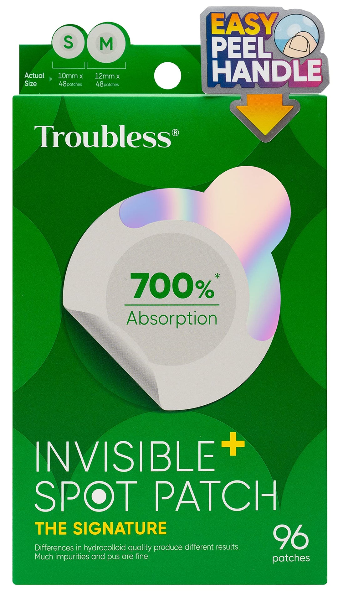 Troubless Invisible Spot Patch (96 parches)