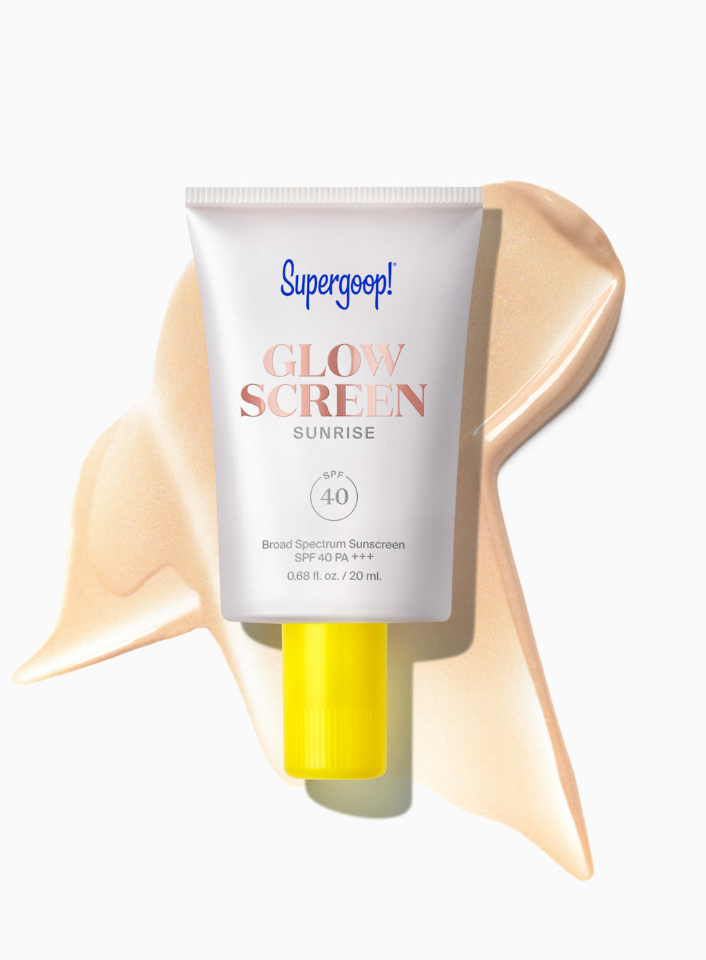Supergoop! – Glowscreen SPF 40 PA+++ “Sunrise” (Champagne Glow)