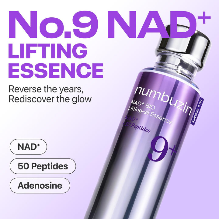 Numbuzin No.9 NMN BIO Lifting-sil Essence set(No.9 Full Face pack+Fabric Lifting Brand)