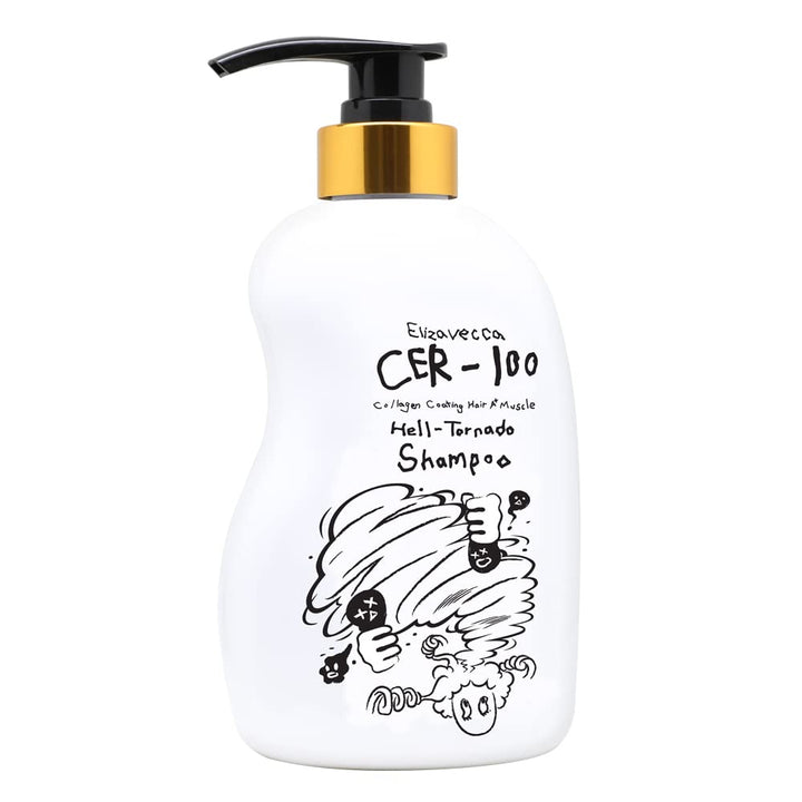 Elizavecca – CER-100 Collagen Coating Hair A+ Muscle Hell Tornado Shampoo (500 ml)