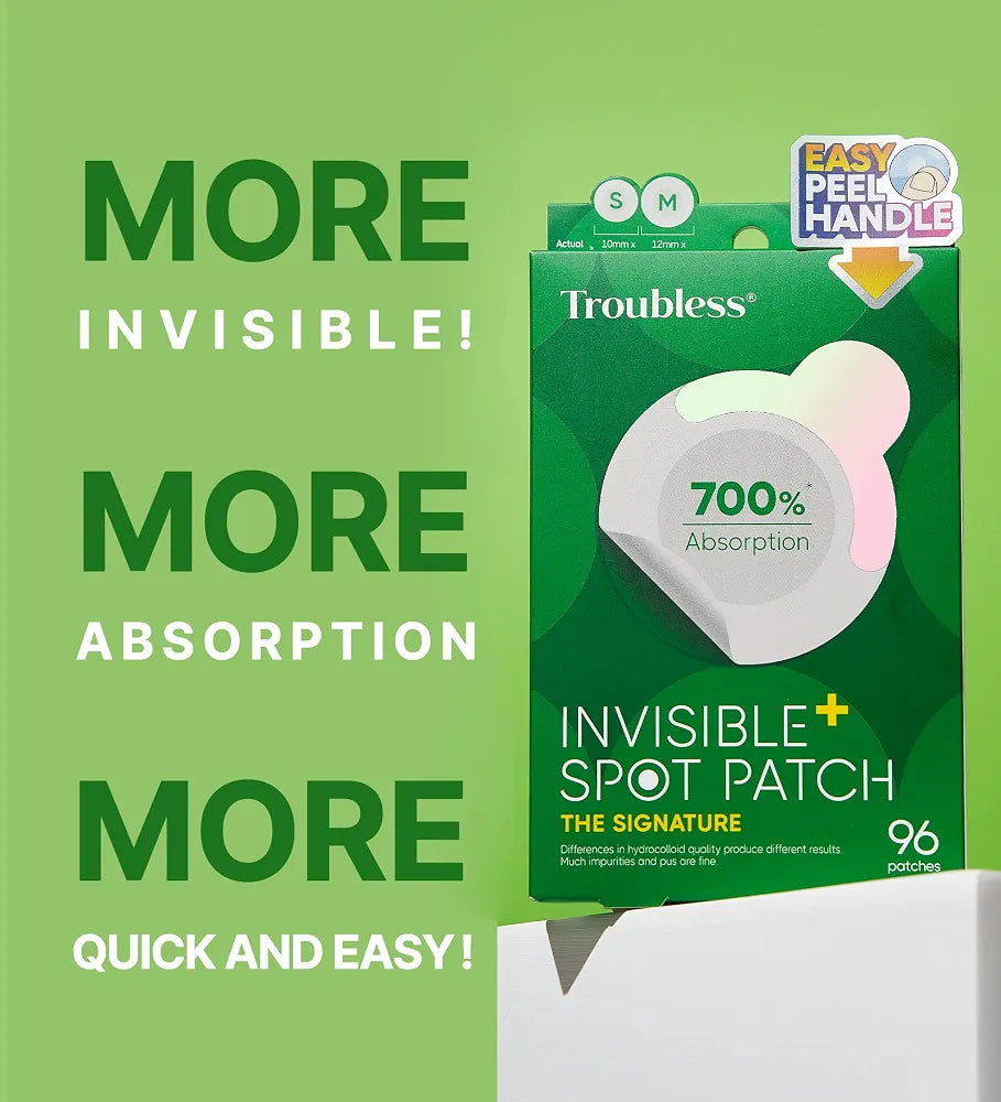 Troubless Invisible Spot Patch (96 parches)
