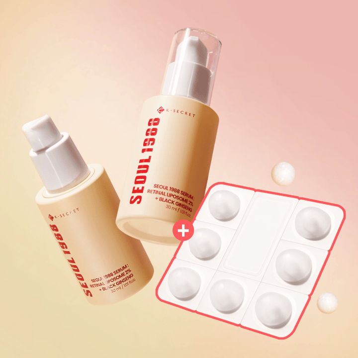 K-SECRET Retinal Black Ginseng Serum Double Set