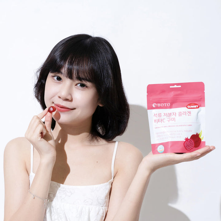 BOTO - Pomegranate Small Molecule Collagen Vita C Gummy