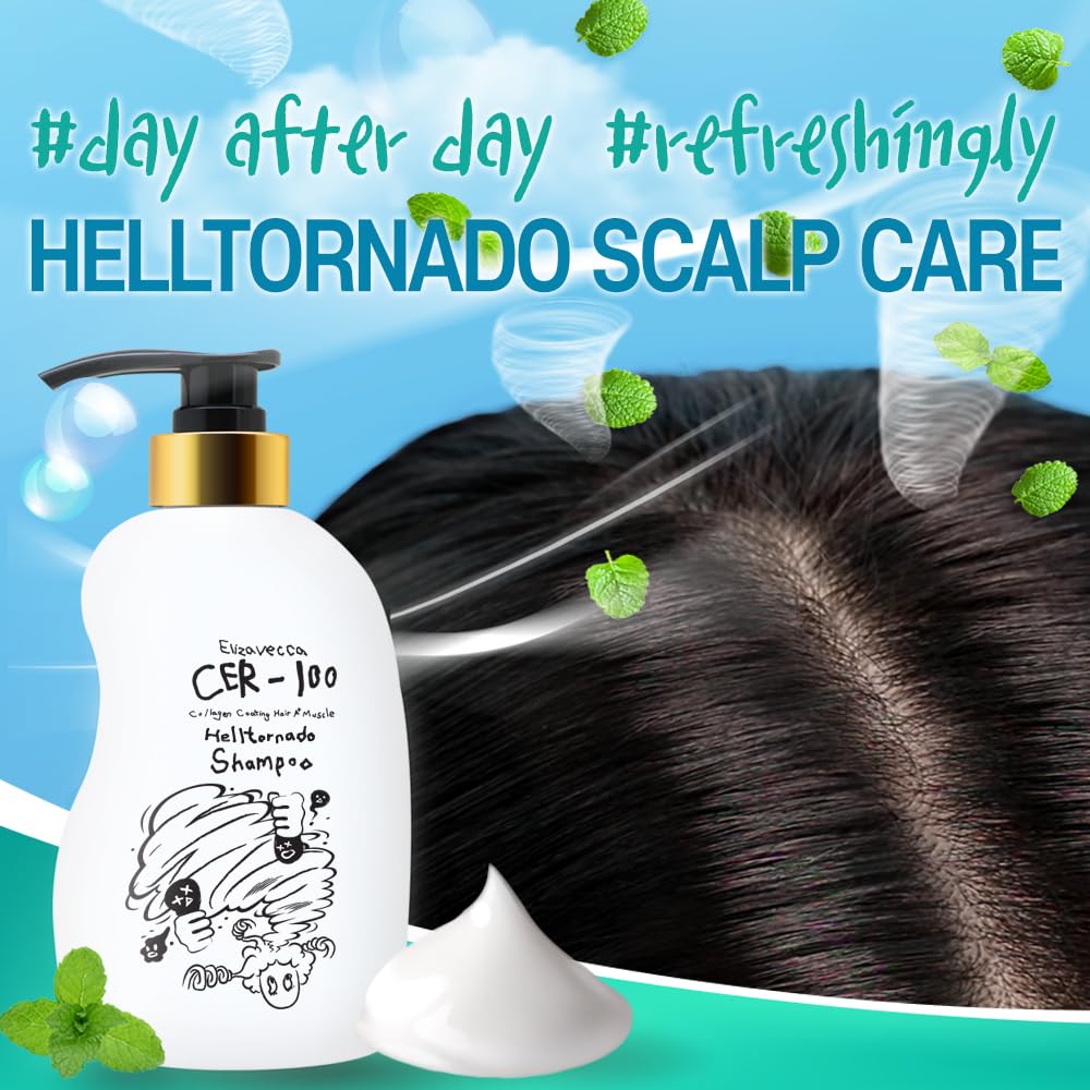 Elizavecca – CER-100 Collagen Coating Hair A+ Muscle Hell Tornado Shampoo (500 ml)
