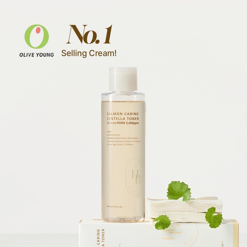 HEVEBLUE Salmon Caring Centella Toner – Salmon PDRN