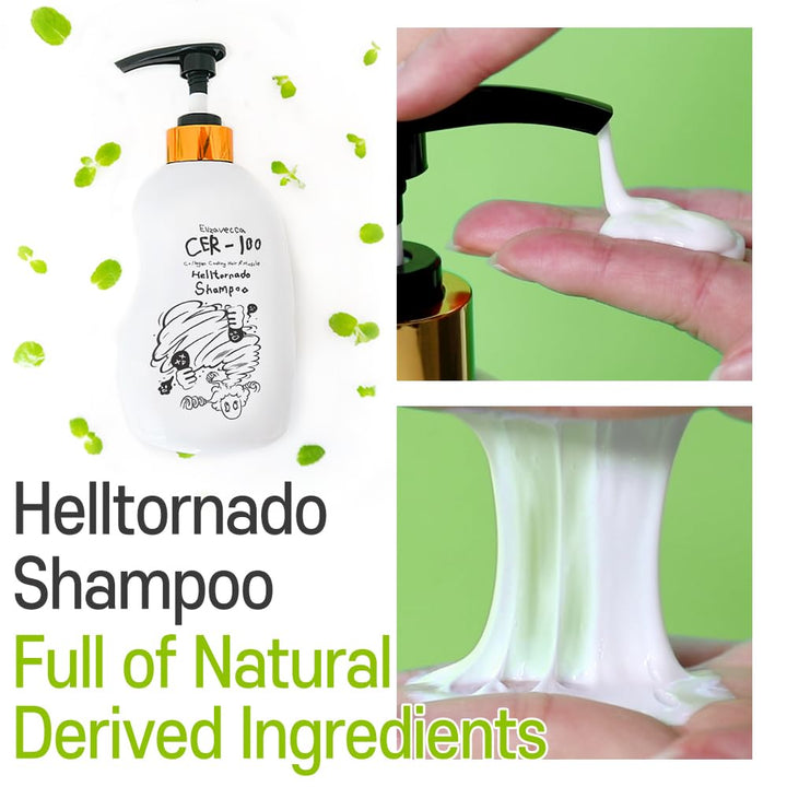 Elizavecca – CER-100 Collagen Coating Hair A+ Muscle Hell Tornado Shampoo (500 ml)