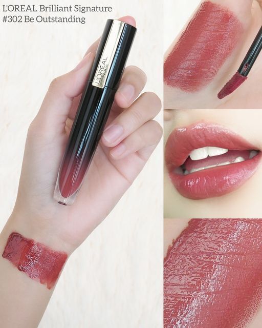 L’Oréal París brillant signature color lipstick