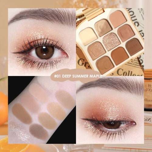 NOVO - 9 Colours Soft Toast Eyeshadow Palette