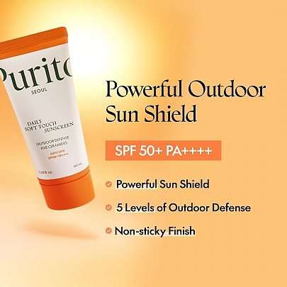 Purito Seoul] Daily Soft Touch Sunscreen 60ml